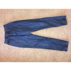 Vintage Pinstripe Jeans